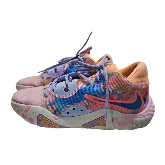 Nike PG 6 EP Men’s Size 10 Multicolor Painted Swoosh Sneakers D09824-100 main image 5